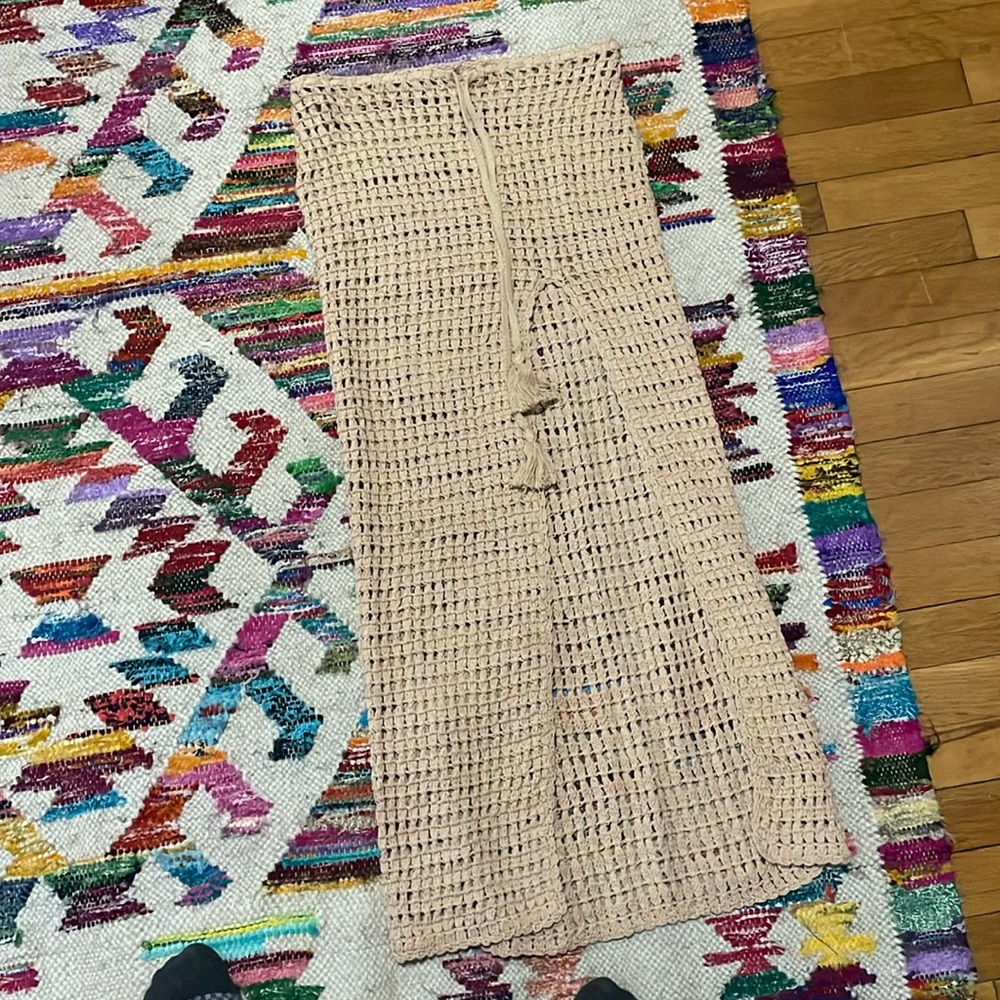 Crochet maxi skirt
